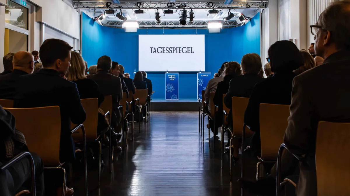 Tagesspiegel New Year's reception x LIVING BERLIN