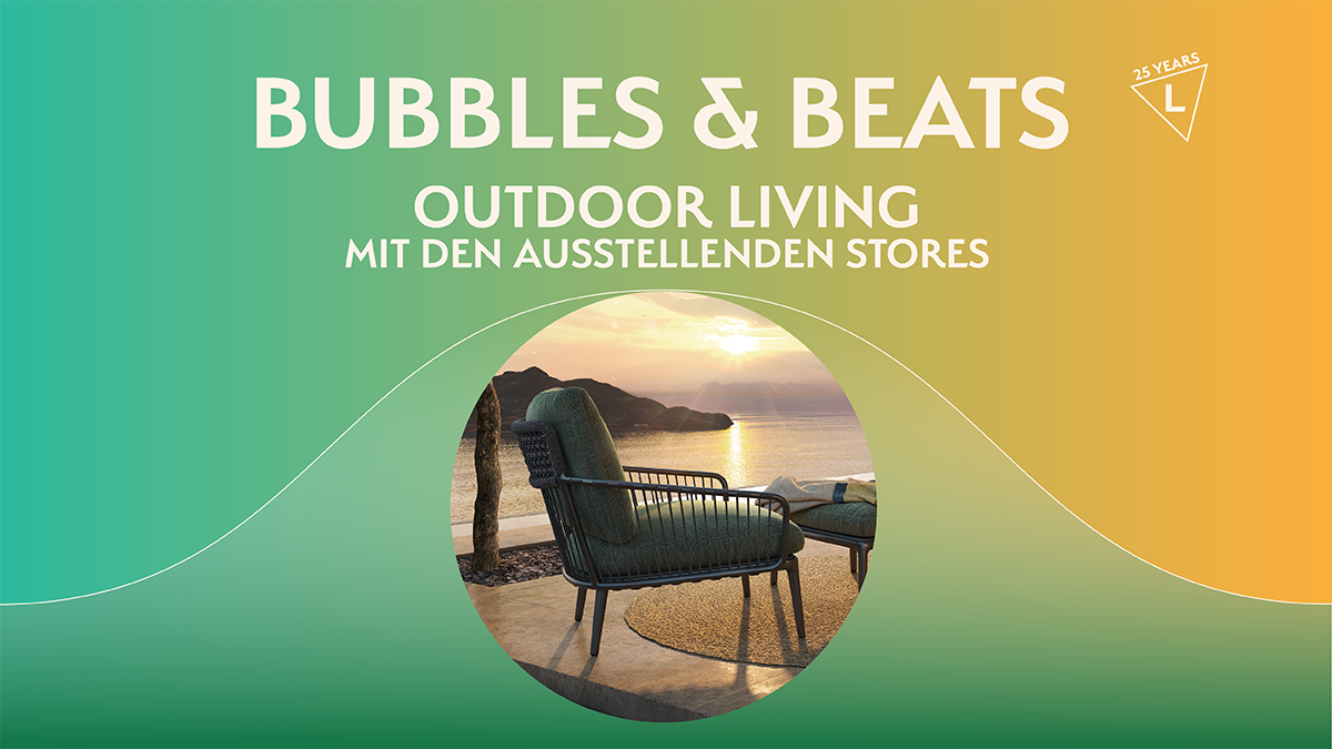 BUBBLES & BEATS am 26. Juni 2026: „Summer Drinks & Outdoor Living“