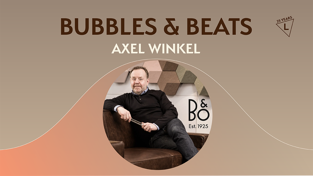 BUBBLES & BEATS am 25. September 2026: Axel Winkel über die Beolab 90 Atelier Editions und die außergewöhnliche Klangkultur von Bang & Olufsen