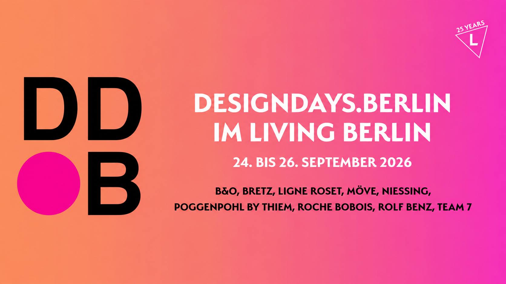 DesignDays.Berlin: Das neue Designformat natürlich auch im LIVING BERLIN