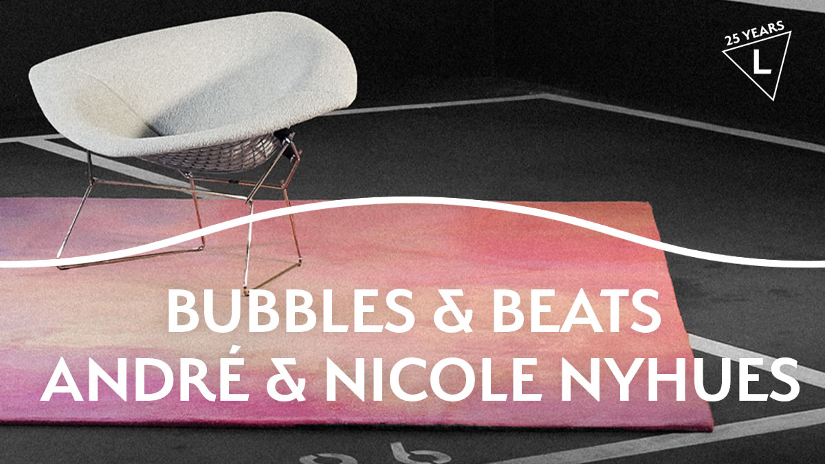 BUBBLES & BEATS am 17. Oktober 2025: André und Nicole Nyhues präsentieren „The 4 Essentials of Rug Designs“