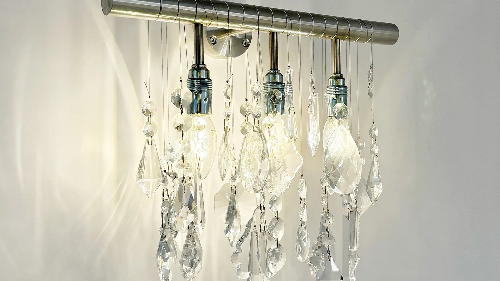 lb store lichthaus limoe wall light crystal