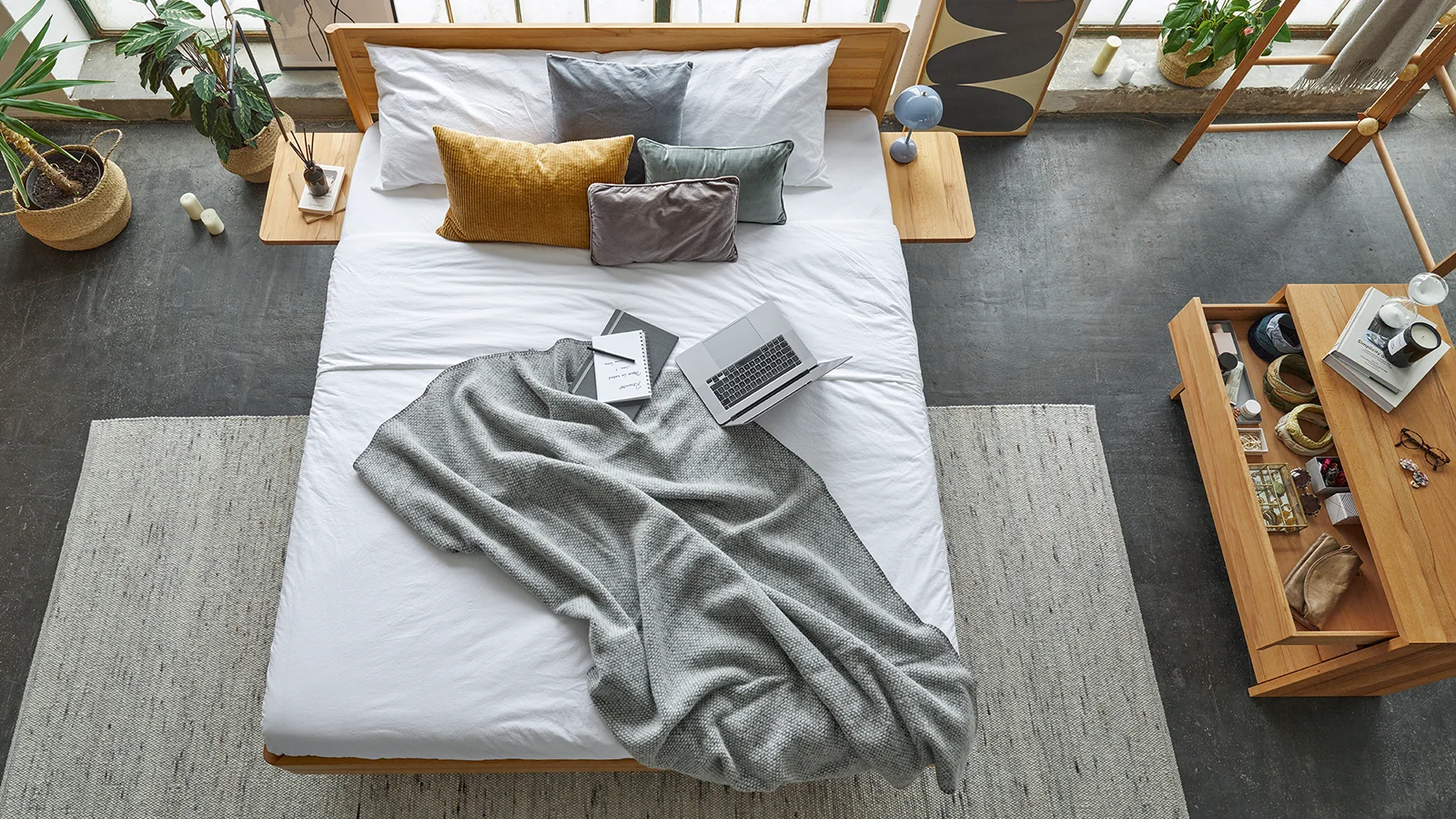 lb store team 7 berlin TEAM7 times bed lunetto chest of drawers BK Location 001