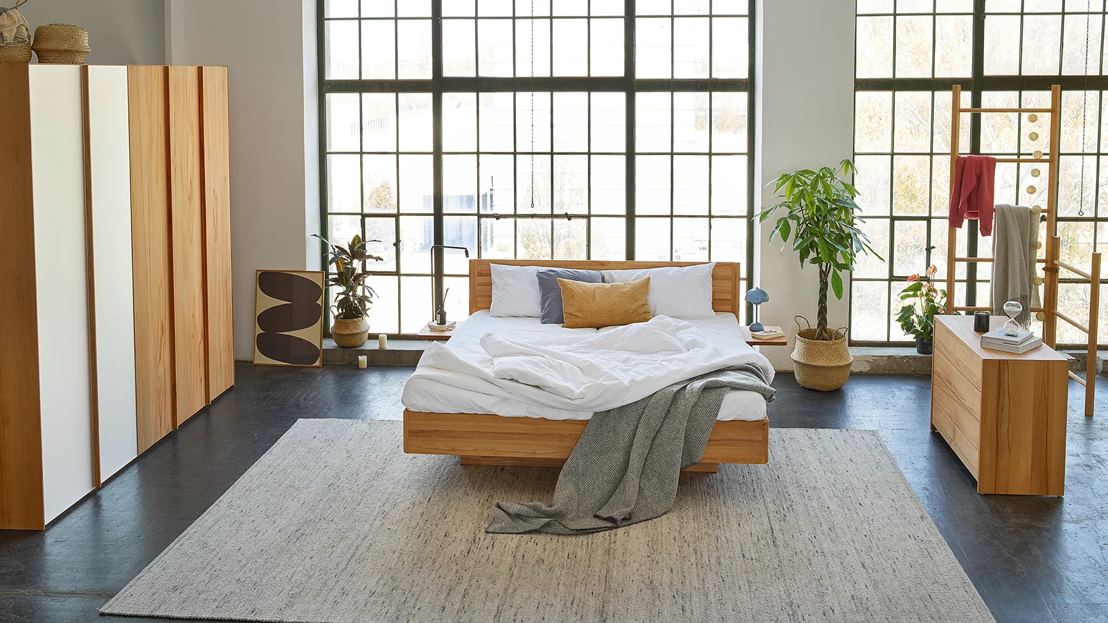lb store team 7 berlin TEAM7 times bed soft wardrobe BK Location 001