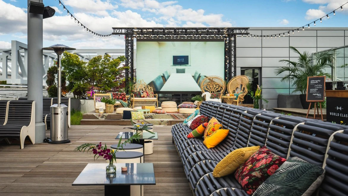 summer rooftop
