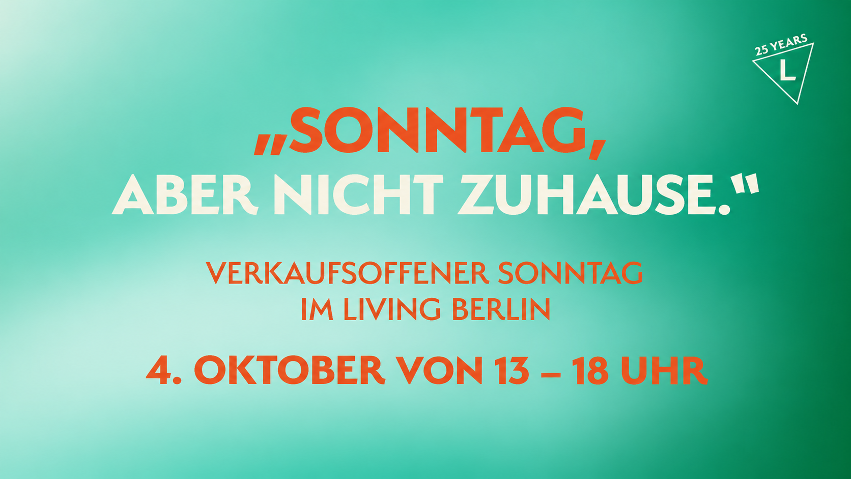 „Sonntags, aber nicht zuhause“: Verkaufsoffener Sonntag am 4. Oktober